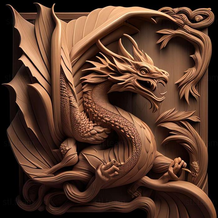 3D модель Игра день драконов (STL)